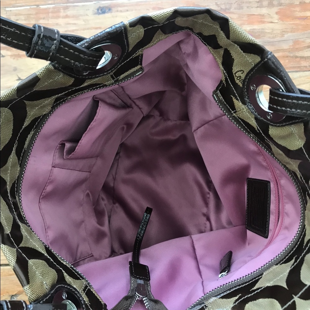 Coach Brown Leather Hobo Bag - Picture 3 of 4